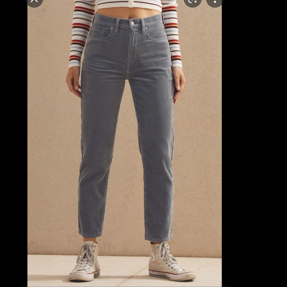 Soft blue Pacsun corduroy pants